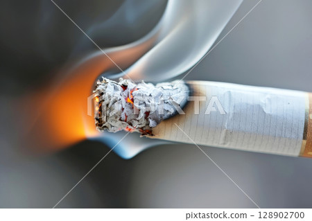 Quit smoking concept. World no tobacco day. Generative AI. Quit smoking concept. World no tobacco day. Generative AI. 128902700