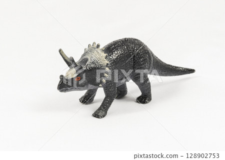 Triceratops dinosaur toy model 128902753