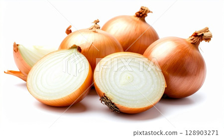 新鮮洋蔥橫切2 新鮮洋蔥橫切2 128903271