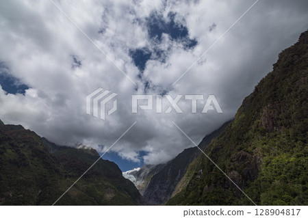 Franz Josef Glacier in Westland National Park, West Coast, New Zealand 128904817