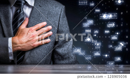 Business oath concept in technology environment 128905036