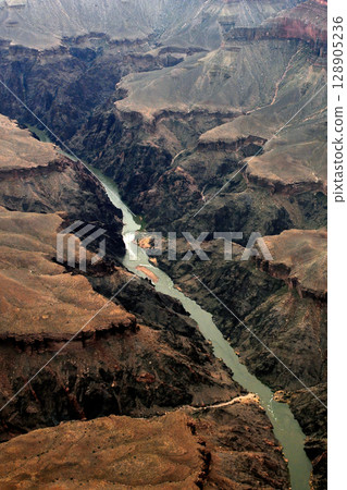 Aerial View Grand Canyon Arizona Aerial View Grand Canyon Arizona 128905236