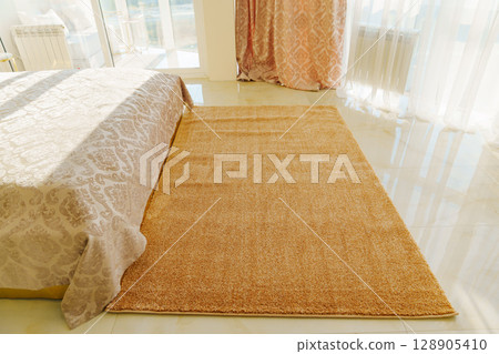 beige Interior pile carpet. beige Interior pile carpet. 128905410