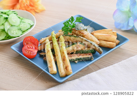 Fried zucchini Fried zucchini 128905822