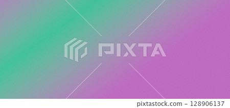 Green pink purple grainy background. Abstract noisy textured banner header design. 128906137