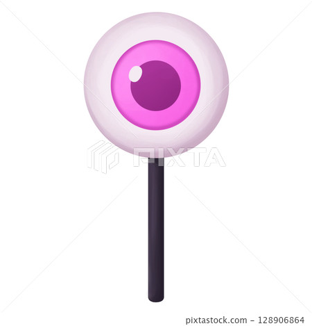 Halloween eyeball lollipop candy 128906864