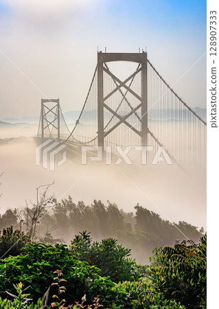 An aerial corridor created by the mist of Naruto An aerial corridor created by the mist of Naruto 128907333