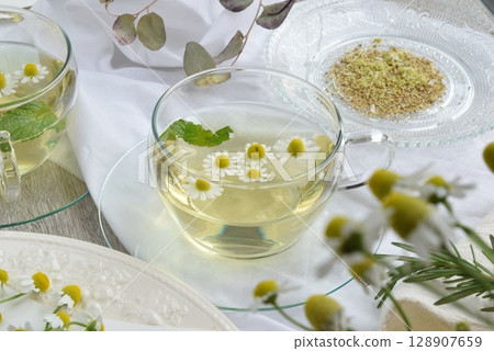 Chamomile tea Chamomile tea 128907659