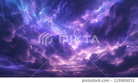 Suspicious thunderstorm 128908052