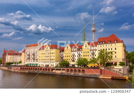 Nikolaiviertel district in Berlin Germany Nikolaiviertel district in Berlin Germany 128908347