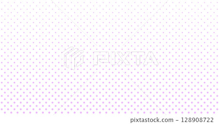 Simple and cute purple polka dot texture - halftone dot background or banner - 1.91:1 128908722