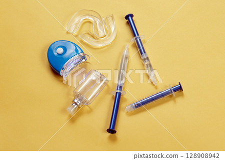 Teeth whitening kit for home use 128908942