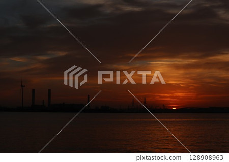 早晨的天空與大海橫濱 2 早晨的天空與大海橫濱 2 128908963