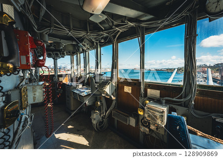 美國，藍天和愛荷華號戰艦紀念館，洛杉磯 128909869