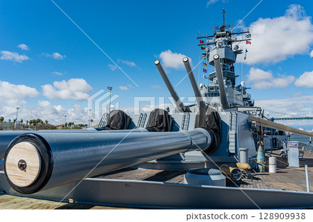 美國，藍天和愛荷華號戰艦紀念館，洛杉磯 128909938