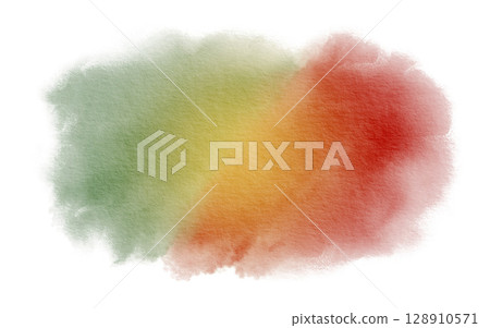 Portuguese flag in the form of liquid abstract watercolor spot of green, red and yellow colors as a symbol of statehood and patriotism.Hand-drawn illustration in vintage style on a white background Portuguese flag in the form of liquid abstract watercolor spot of green, red and yellow colors as a symbol of statehood and patriotism.Hand-drawn illustration in vintage style on a white background 128910571