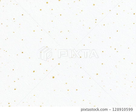 Japanese paper texture image material: Off-white, gold leaf Japanese paper texture image material: Off-white, gold leaf 128910599