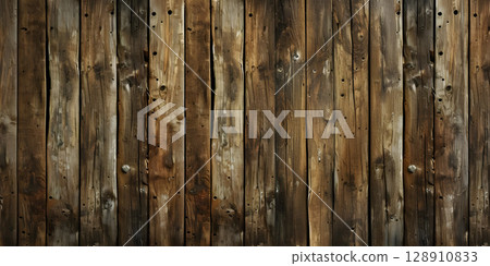 Premium Brown Wood Texture Background - Ai Generated 128910833