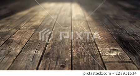 Wood Texture Background, Wood Background, Wood Effect Background - Ai Generated 128911534