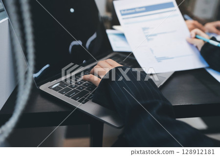 Success, audience with an applause and in a business meeting at work with a lens flare together. Achievement or celebration, motivation and businesspeople clapping hands for good news or support 128912181