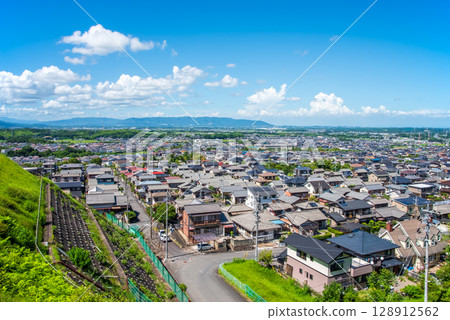 廣闊的住宅區（三重縣四日市櫻台） 128912562