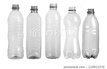 Set of Used plastic bottles Set of Used plastic bottles 128913370