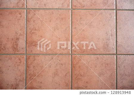 Floor terracotta tiles 128913948