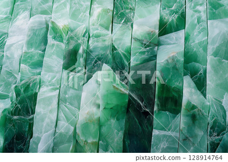 Melted recycled plastic art illustrating eco-activism in sea foam green and coral hues Melted recycled plastic art illustrating eco-activism in sea foam green and coral hues 128914764