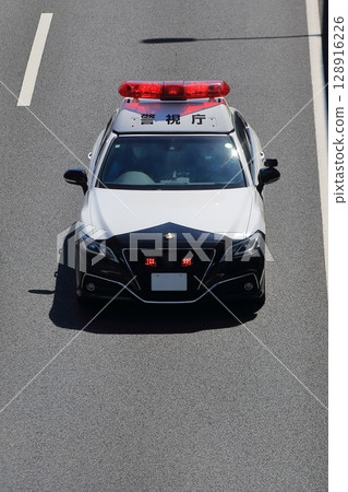 Patrol car Patrol car 128916226