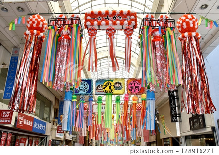 Decoration of Ichinomiya Tanabata Festival 128916271