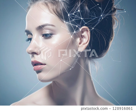女人的個人資料和網路形象 128916861