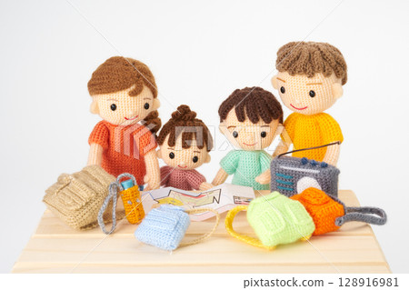 Amigurumi dolls Disaster prevention and evacuation training Amigurumi dolls Disaster prevention and evacuation training 128916981