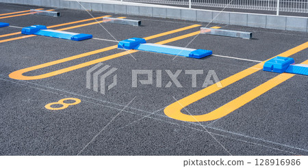 Coin parking, parking lot, paid parking Coin parking, parking lot, paid parking 128916986