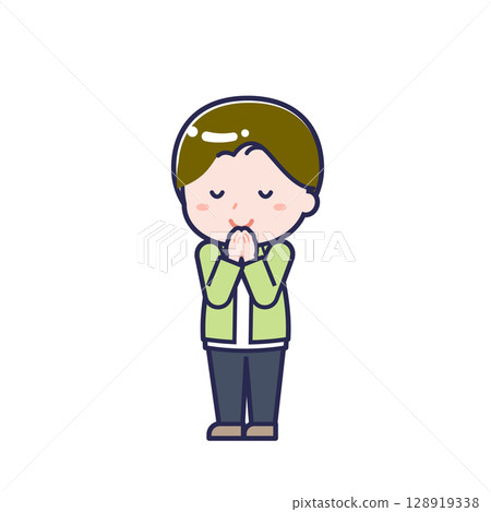 Casual clothes teenager / diagonal / male 24 128919338