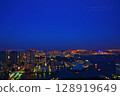 Night falls on Tokyo 128919649