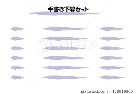 Handwriting marker set Blue Handwriting marker set Blue 128919800