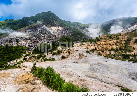 Garandake crater site [Yufu City, Oita Prefecture] 128919964