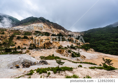 Garandake crater site [Yufu City, Oita Prefecture] 128920001