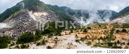 伽蘭達岳火山口遺跡全景圖[大分縣由布市] 128920007