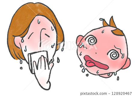 人們瘋狂出汗 人們瘋狂出汗 128920467