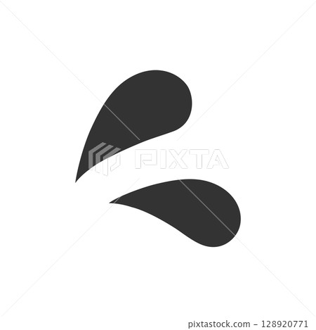 Cold sweat silhouette illustration material Cold sweat silhouette illustration material 128920771