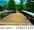 Bridge in a park 128921199