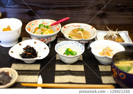 京都旅館的早餐-家常菜和日式待客之道 京都旅館的早餐-家常菜和日式待客之道 128921288