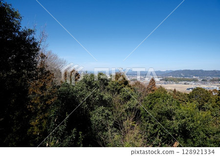 Kani City, Gifu Prefecture_View from the Akechi Castle Ruins Observatory 3_March 2025 Kani City, Gifu Prefecture_View from the Akechi Castle Ruins Observatory 3_March 2025 128921334