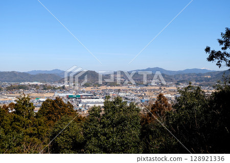Kani City, Gifu Prefecture_View from the Akechi Castle Ruins Observatory 5_March 2025 Kani City, Gifu Prefecture_View from the Akechi Castle Ruins Observatory 5_March 2025 128921336