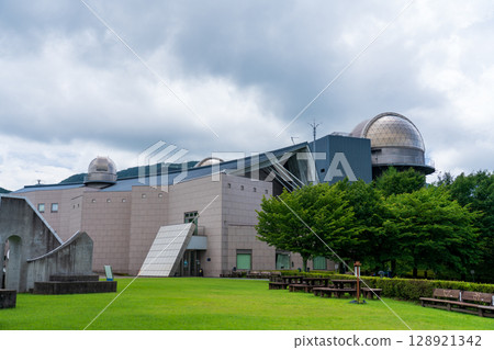 Panoramic view of Gunma Prefectural Astronomical Observatory in summer Takayama Village, Gunma Prefecture Panoramic view of Gunma Prefectural Astronomical Observatory in summer Takayama Village, Gunma Prefecture 128921342