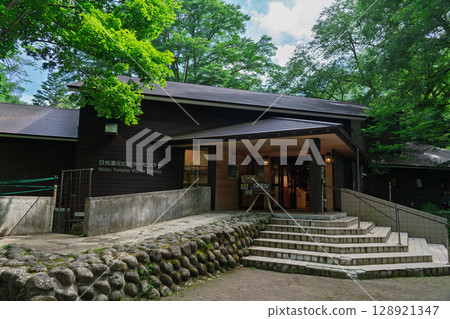 Nikko Yumoto Visitor Center in summer, Nikko City, Tochigi Prefecture Nikko Yumoto Visitor Center in summer, Nikko City, Tochigi Prefecture 128921347