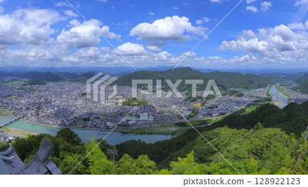 從岐阜城望去的長良川 1 128922123