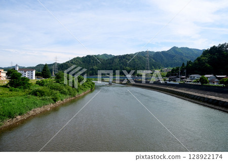 岐阜縣飛驒市_千代松原公園_濱栗大橋南側景觀1_2025年6月 128922174
