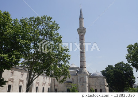 Minaret of the Bayezid Mosque, Istanbul, Turkey Minaret of the Bayezid Mosque, Istanbul, Turkey 128923350